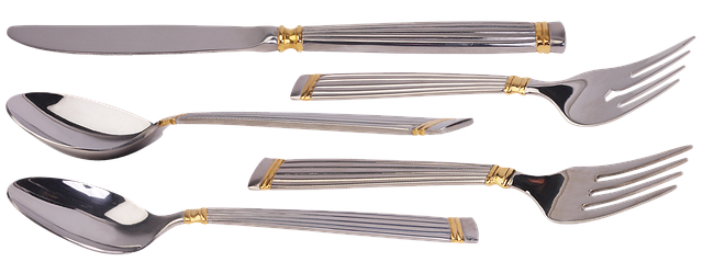 Family gathered around a friendly labrador dog in a bright kitchen setting